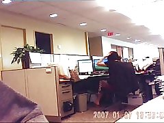 Ured poslovni analitičar milf skrivena kamera